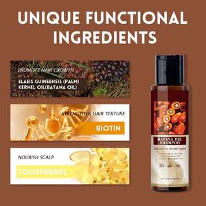 Champú Batana 100ml Nutritivo para el Crecimiento del Cabello, Uso Diario, para Todo Tipo de Cabello - Product Image 3