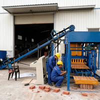 Machine automatique de fabrication de blocs de béton Donyue QT 4-15, machine à briques creuses en Afrique