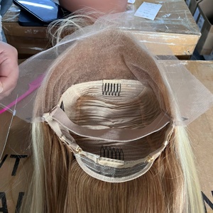 פאות קדמיות תחרה HD 13x6 משיער אדם, פאות ללא דבק משיער אדם, פאות שיער ברזילאי גולמי חלק עם קוטיקולה מסודרת לנשים - Product Image 3