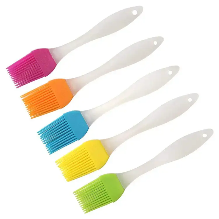High Quality Basting Oil Silicone Brush Food Grade BBQ Baking Dessert Brush Baking   Pastry Tools Bakeware Customized Size