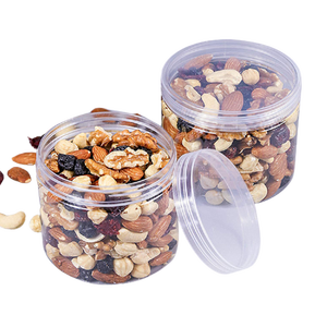 Food Grade Large Empty Slime Containers Clear Storage Plastic Jars with Lids and Labels
