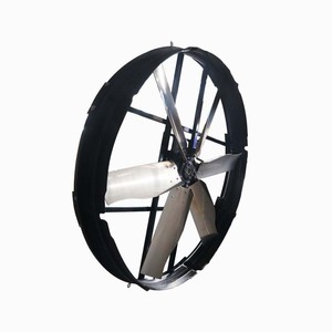 Ventilador de Panel Axial Eléctrico de Pared con Rodamiento de Bolas y Bajo Nivel de Ruido para Uso Industrial y en Almacenes - Product Image 2