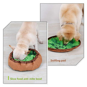 Toptan özel Polar Polar keçe Pet köpek yavaş besleme snumat Mat Pet snubesleme matı köpek bulmaca oyuncak - Product Image 3