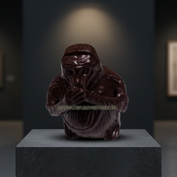 Figurine de singe en aluminium coloré, sculpture en métal pour table, objet de collection pour hôtels, restaurants, écoles et bureaux