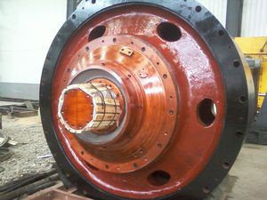 Oem Factory Trunnion Wheels Rodillo de soporte de horno rotativo y Conjunto de eje de rodillo para secadores de tambor rotativo - Product Image 5