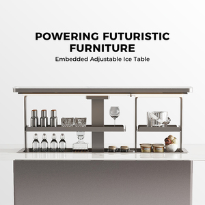 Mesa de Comedor Inteligente Multifuncional con Sistema de Elevación para Sala de Estar y Refrigerador, Mesa de Comedor Inteligente CB150 - Product Image 5