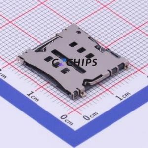SMC-217-ACP7 SIM Card Connector SMD Connector Card Tray Type Micro SIM Card Card Holder With Card Detection - Product Image 1