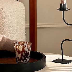 Vela Aromática Personalizada de Larga Duración, Juego de Velas Perfumadas de Lujo <span class=keywords><strong>con</strong></span> Tapa y Caja, Portavelas Cónico de Vidrio Grande y Lujoso - Product Image 6