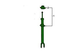 BBmart – pièces d'amortisseur Auto <span class=keywords><strong>205</strong></span> 320 <span class=keywords><strong>01</strong></span> 30, jambe de force de Suspension avant gauche/droite 2053200130 pour Mercedes W205 C300 C63 AMG - Product Image 2