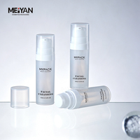 Flacon pompe sans air MYPACK 10ml 15ml PP, couleur personnalisée, flacon cosmétique de luxe pour sérum, sérum de croissance des cils, lotion corporelle