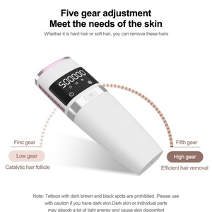 Appareil d'épilation au point de congélation, épilateur à impulsions puissant et permanent, machine d'épilation laser à impression laser - Product Image 5