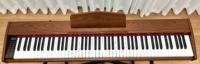 Piano numérique portable B130 avec coque en PVC imitation bois, alimentation 5V, fonction d'initiation et d'arrêt pour l'entraînement musical