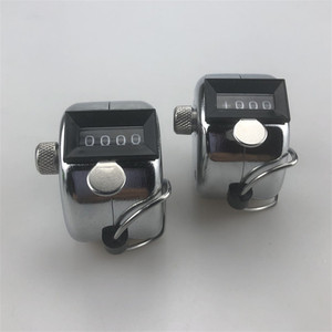 Handheld Metal Push Button Counter 101 Seven Segment Display Non Resettable For Counting - Product Image 1