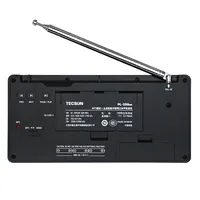 Radio numérique DSP FM/MW/LW à ondes courtes PL-398MP avec double haut-parleur en plastique, écran, lecteur MP3 et ETM ATS