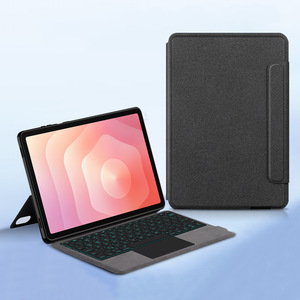 Funda Protectora con <span class=keywords><strong>Teclado</strong></span> Integrado Inalámbrico para Tablet Samsung Galaxy <span class=keywords><strong>Tab</strong></span> S11, <span class=keywords><strong>S8</strong></span>, S9 de 11 Pulgadas - Product Image 1
