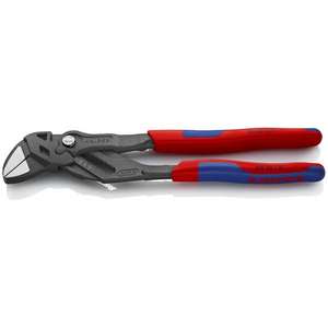KNIPEX - 86 02 250 SB Pince et une clé dans un seul outil gris atramentisé, tête polie, poignées avec poignées multi-composants - Product Image 1