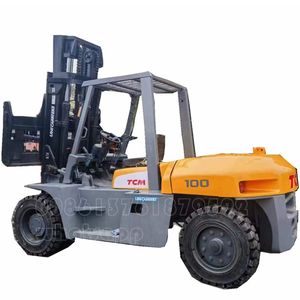 รถยกดีเซล FD100 10ตัน TCM รถยกพาเลทเครื่องยนต์อีซูซุญี่ปุ่นสำหรับขนส่งรถยกสันดาปภายใน - Product Image 1