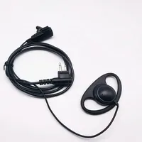 2Pin Advanced D Shape Open-Ear Wired Earhook PTT Headset Earpiece Mic Motorola CP040 Gp88S Gp300 Gp68 Gp2000 Gp88 Gp3188 EP450