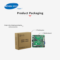 Papan Utama Aksesori pc Celeron 5205U DDR4 2400MHz M.2 slot PCIEx4 / SATA SSD PS/2 pc mini industri motherboard bagian pc