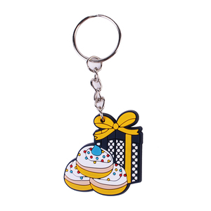 Mới Đến Hình Dạng Tùy Chỉnh <span class=keywords><strong>PVC</strong></span> Cao Su Hanukkah Keychain UV Nhà Máy Bán Buôn Khuyến Mãi Cho Các Bên Kỳ Nghỉ Anime Logo Keychain - Product Image 5