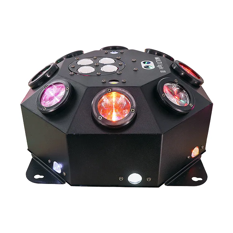 Sound Control 120W Party Dj Led 4In1 Effect Lights Laser Stage Light For Dj Disco Party Music Lamp