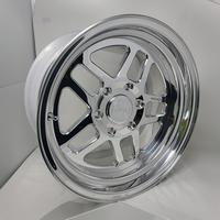 Jantes forgées 17x4.5 17x5 6x135 6x139.7 polies miroir pour F150 Silverado Sierra 1500 Street Drag Truck