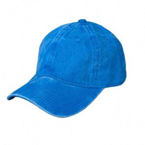 Casquettes de baseball ajustées unisexes 6 panneaux lavées multicolores de qualité supérieure en stock et prêtes à être expédiées - Product Image 5