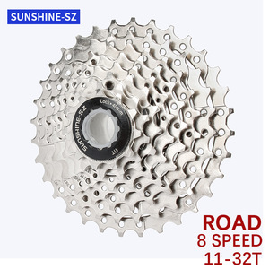 SUNSHINE-SZ vélo de route <span class=keywords><strong>Cassette</strong></span> 8 vitesses 11-23T/25T/28T/30T/32T vélo roue libre K7 pignon pour pièces de vélo - Product Image 3