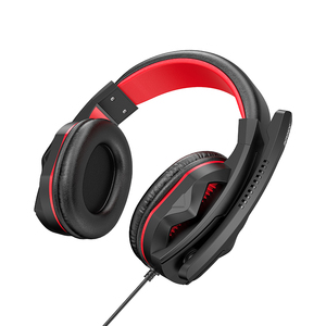 หูฟังเกมมิ่งแบบครอบหู Jokade พร้อมไมโครโฟน สีดำแดง แบบมีสาย 3.5 มม. สำหรับ PC PS4 Xbox - Product Image 2