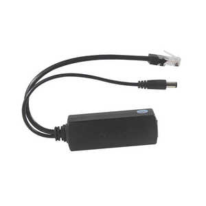 อินพุต 100-240V AC 24V 12V 0.5A-2A 10/100/1000M โมดูลแบบพาสซีฟ อะแดปเตอร์ต่อขยาย พอร์ตไมโครยูเอสบี ตัวแยกสัญญาณ POE พลาสติก รับประกัน 1 ปี - Product Image 4