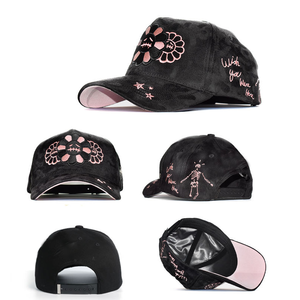 Envío gratis en American Dad Hats Oem logotipo personalizado 5 paneles Gorras Gorra de béisbol Sombrero de gamuza Original Dandy Gorras - Product Image 2