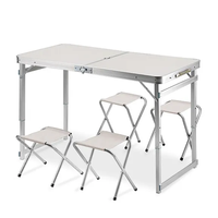 Table pliante en aluminium pour équipement de camping Table en béton pour l'extérieur Table pliable pour camping et randonnée Produits Table et chaise