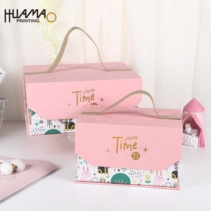 Huamao Printing Cute Animal Print Kids Gift <b>Box</b> Custom Logo Rigid Baby Gift Packaging <b>Box</b> for Birthday & Baby Shower - Product Image 6