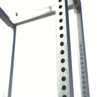 Rack de musculation autoportant en acier inoxydable pour extérieur, avec cage à squats multi-trous et barre de traction intégrée pour bras et triceps, usage domestique et commercial