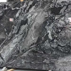 Peldaños <span class=keywords><strong>de</strong></span> Escalera <span class=keywords><strong>de</strong></span> Mármol Natural Gris Veneciano, Encimeras <span class=keywords><strong>de</strong></span> Piedra para Estufas, Ventanas Abatibles, Baños <span class=keywords><strong>de</strong></span> Villa Modernos Pulidos Hechos a Medida - Product Image 4