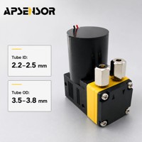 Analyseur de qualité de l'eau, pompe à liquide à micro-diaphragme, 24V, sans balais, PA66 EPDM, haute efficacité
