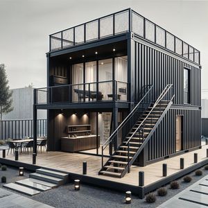 Solution de conteneur de bureau d'hôtel robuste et détachable, déploiement rapide, maison de conteneur moderne - Product Image 1