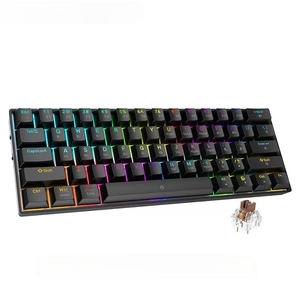 Diseño personalizado Teclado mecánico Gateron CHERRY Axis Intercambio en caliente 68 teclas RGB 65% Teclado mecánico inalámbrico - Product Image 5