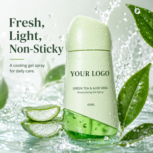 Spray Fijador Vegano de Té Verde y <span class=keywords><strong>Aloe</strong></span> <span class=keywords><strong>Vera</strong></span>, Hidratante, de Larga Duración, Refrescante, Suavizante, Ligero, 60 ml, Maquillaje Facial - Product Image 4