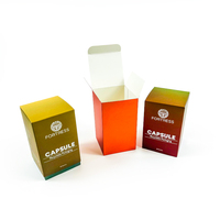 Boîtes de boîte de papier de carte en carton personnalisées de haute qualité Emballage durable Boîte de papier écologique pour capsule