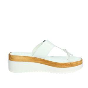 Cinzia Soft Sandales compensées blanches pour femme IAF343477 Tongs à plateforme - Product Image 3