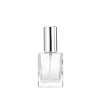 Emballage de bouteille de parfum personnalisé de haute qualité 30ml 50ml 100ml bouteille de parfum de parfum carré plat de luxe