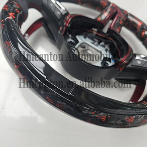 Volante Deportivo de Fibra de Carbono Forjado con Alcántara y LED para BMW Serie 5 F30 F10 F32 F90 F80 F82 F87 - Product Image 4