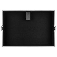 Flight case robuste en aluminium résistant à l'eau pour contrôleur DJ avec étagère coulissante, boîte de rangement personnalisable OEM/ODM pour équipement DJ