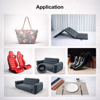 Rouleau de cuir synthétique Nappa gaufré, durable, en microfibre PU, simili cuir silicone pour sièges de voiture, canapés et tissus d'ameublement
