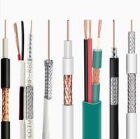 RG59 + DC/RG59 + Power/RG59 + 2x0,5/RG59 + 2x0,75 Cable coaxial compuesto para sistema CCTV/CATV