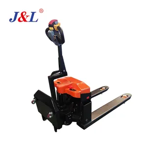 JULI stand on electric pallet truck Forklift with battery and stage standing pallet truck OEM ODM good quality hand pallet truck