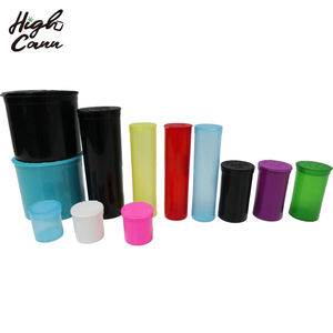 Fornecimento De Fábrica Pré Roll Container Colorido Cone De Plástico Tubo 98mm Degradável Pop Top Tubo Com Selo De Tampa - Product Image 3