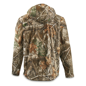 <span class=keywords><strong>Veste</strong></span> Softshell Camouflage Real-Tree pour Homme, <span class=keywords><strong>Veste</strong></span> <span class=keywords><strong>de</strong></span> <span class=keywords><strong>Chasse</strong></span> Camouflage Extérieur, Capuche, <span class=keywords><strong>Veste</strong></span> Imperméable - Product Image 2