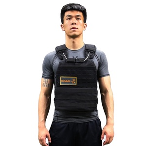 Gilet tactique multifonctionnel réglable en nylon, gilet lesté pour l'entraînement et la course à pied - Product Image 4